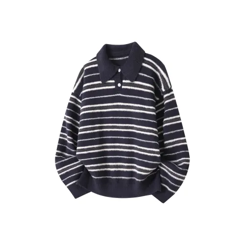 AOPAISHARK Темно-синий Синий Унисекс Свитшоты