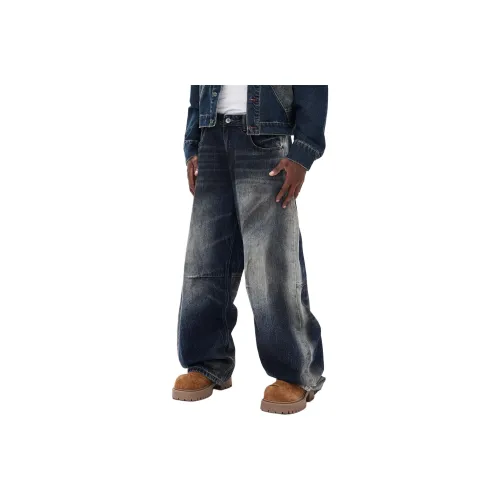 LEIGHZ Черные Унисекс Джинсы