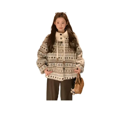 Langqing Velvet Feel Пальто Женское