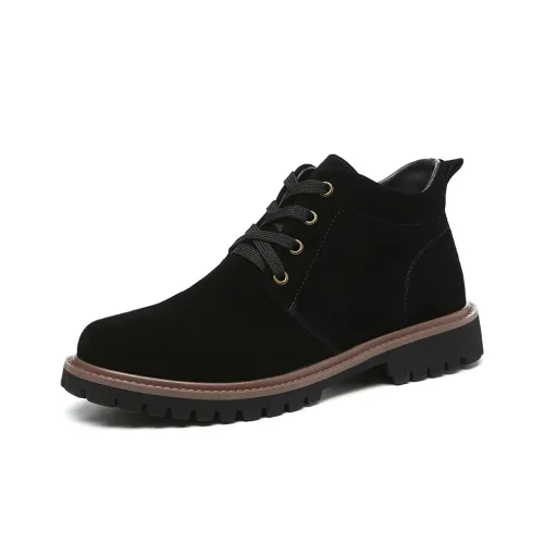SENJIALUO Короткий Мартин Ботинок Низкий каблук Мужской