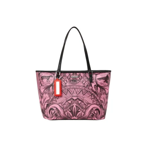 SPRAYGROUND Веганская кожа Водонепроницаемая тканевая сумка через плечо Унисекс Розовая