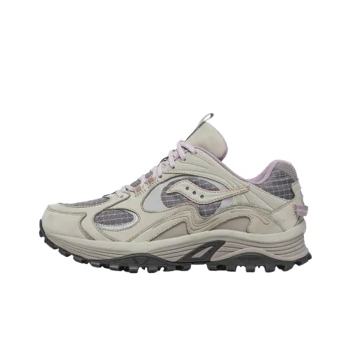 Saucony Grid Aura X Дышащие Поддерживающие Беговые Кроссовки Унисекс Серые