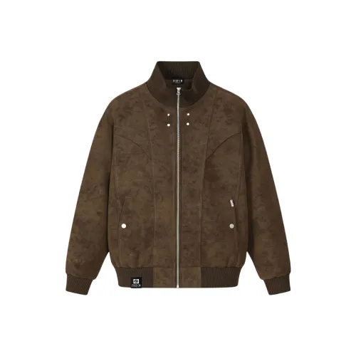 FIVE CM Hong KONG I.t Group Кожа Куртка Унисекс