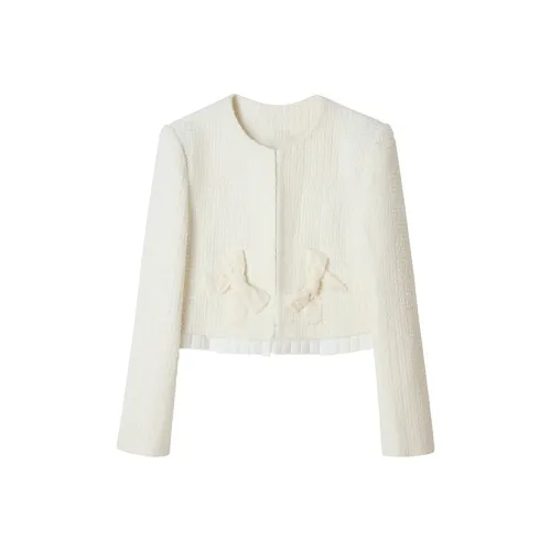 UENA Белое пальто в наличии Женское короткое пальто