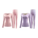 2 Комплекты одежды (Персиково-розовый + Таро-фиолетовый)