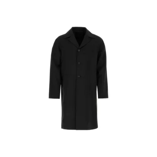 PRADA Мужское черное пальто