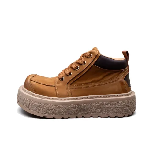 SENJIALUO Носки Crew Martin Boot Средний каблук Мужской