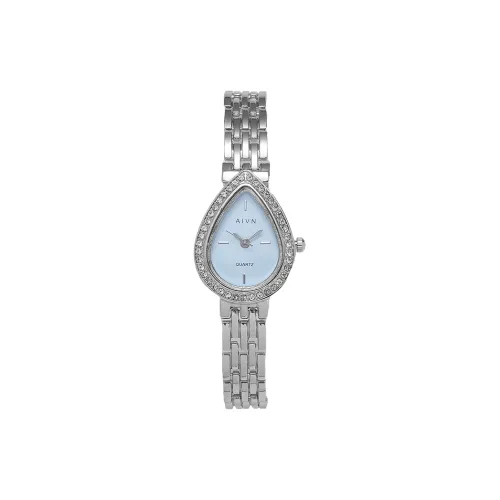 AIVN Кварцевый механизм сплав ремешок женские часы синий циферблат