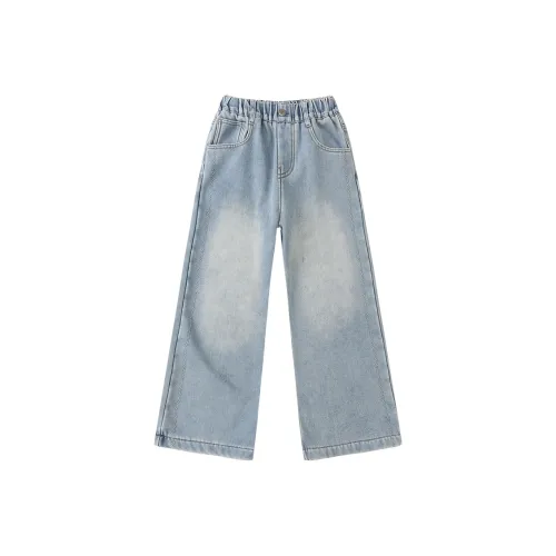WEILAIZHIXING Светло-синие Джинсы для дошкольников