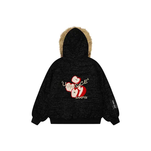 CHEER ZONE Хлопковый пуховик унисекс