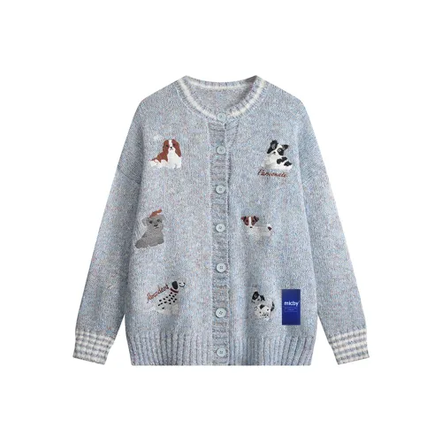 Micby Синий Унисекс Свитеры