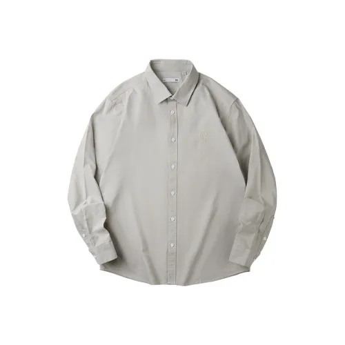 HLA Khaki 14 Мужские Рубашки