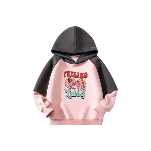 FAIRWHALE Свитшот Весенний Осенний Зимний Розовый Детский