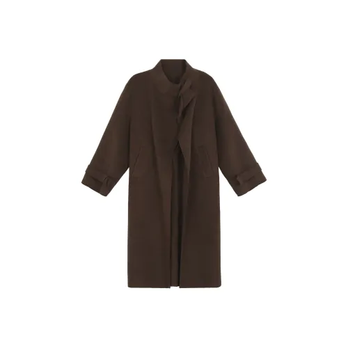 DITB Кофейно-коричневый Женский Пальто