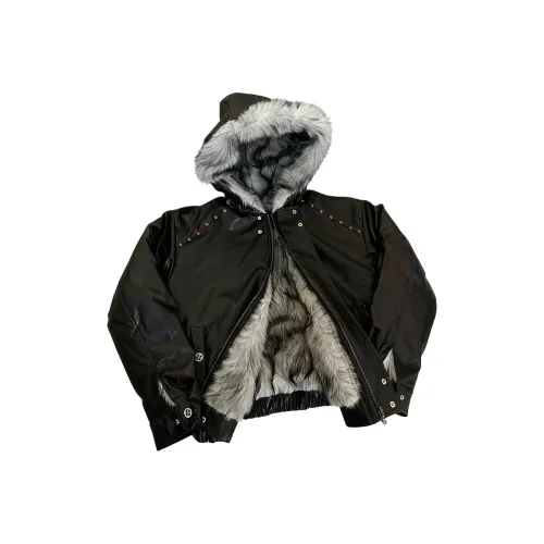 CAT'S PAW Черный флис с подкладкой унисекс пуховики