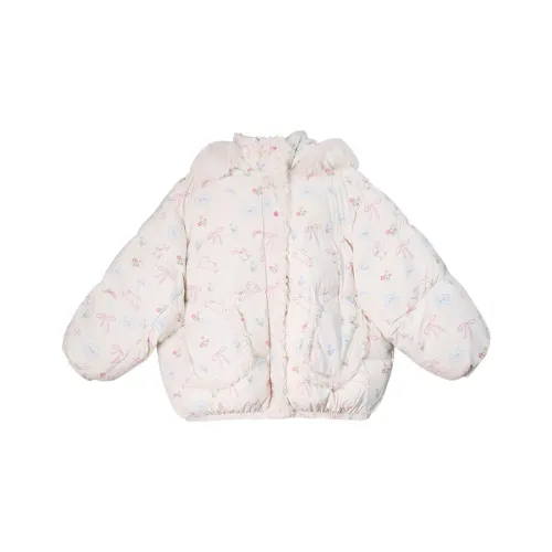 XIAOLIZI Экрю Унисекс Пуховики