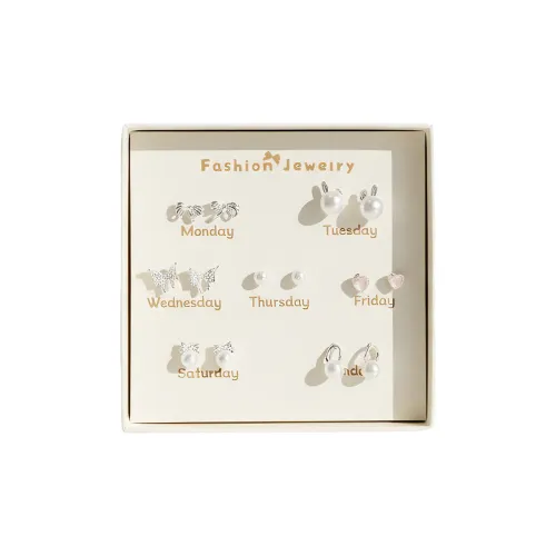 SHEEHHYY Сплав Серьги-гвоздики Женские