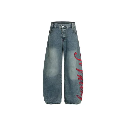 MORTEN SOLUM Blue Women's Jeans MORTEN SOLUM Синий Женские Джинсы