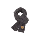 Темно-серый [Сделай сам палец шарф] + Медвежонок наклейка