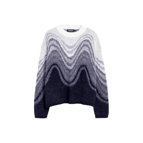 Desigual Градиентные Серые Женские Свитера
