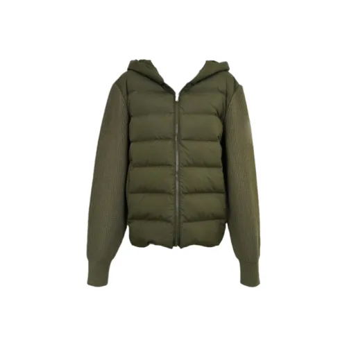 TSKIU Армейский зеленый Женские пуховики