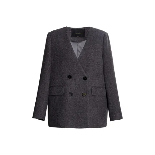 ROEYSHOUSE Темно-серый Женский Пальто