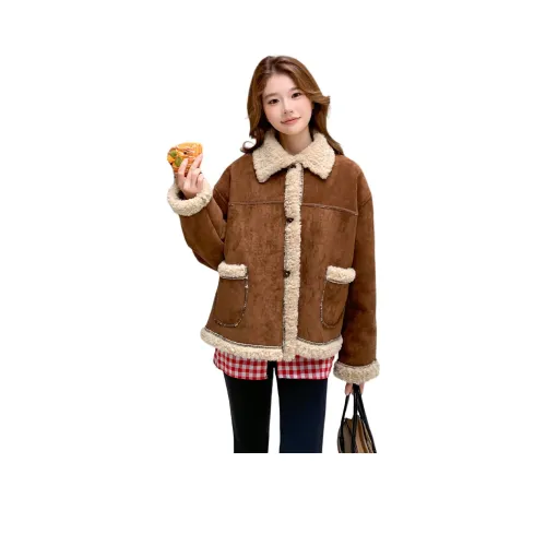 LAOYECHE Бархат Feel Пальто Женское