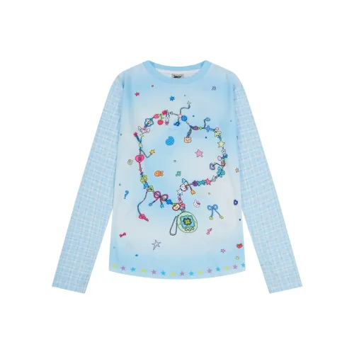 NELY Светло-синие женские футболки T