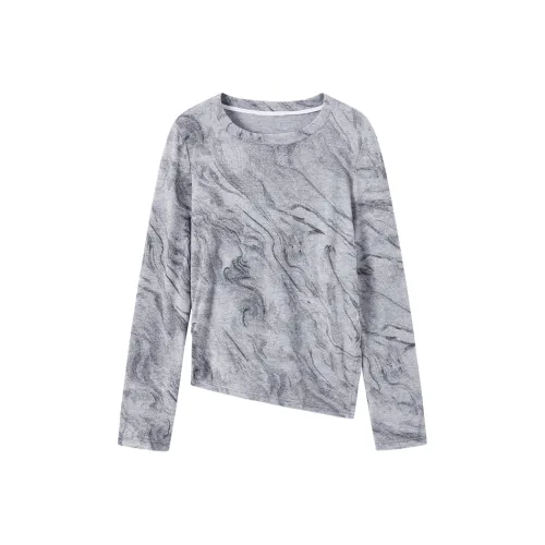 SHANGJING Серые Женские T-рубашки