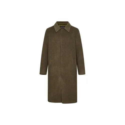URBAN REVIVO Серый Зеленый Мужское Пальто