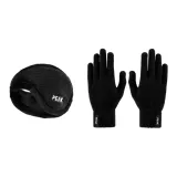 Перчатка с полным пальцем + Наушники с меховыми капюшонами