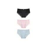 [Средняя посадка] Персик Розовый + Светло-Синий + Черный