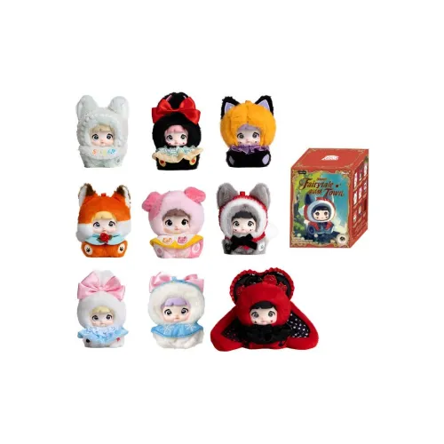 TOP TOY Nommi Клейкий рис Малыш Tale Town Collection Плюшевый Слепые коробки Один Слепая коробка Целая коробка 8 шт