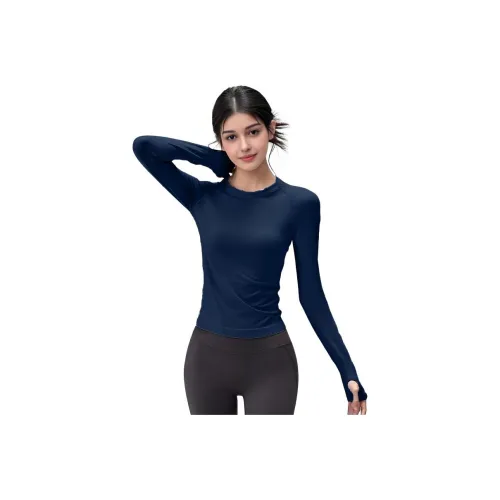 MILING Женские Йога T-рубашки