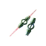 Гладкое лезвие Зеленый [Вращающееся двойное лезвие] - Вращающееся лезвие / Звуки прохладного звука / 7-цветное освещение - Подзарядка