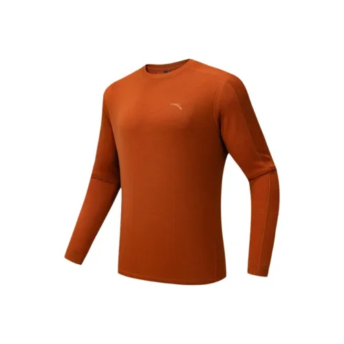 ANTA SUPERSTORE Конфетный цвет Кофе Мужские T-рубашки