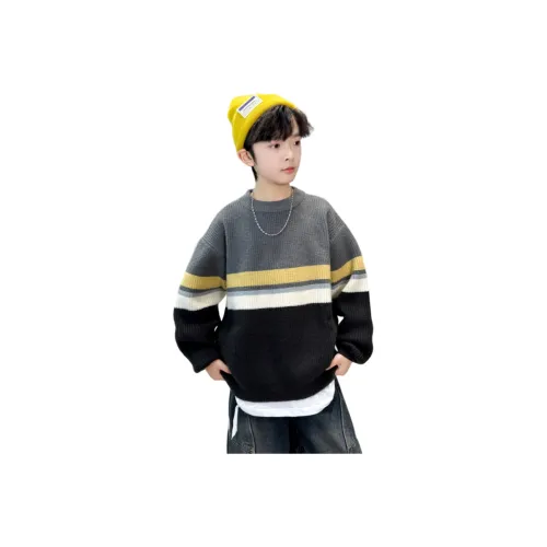 YALU Серый с флисовой подкладкой школьные свитера для подростков