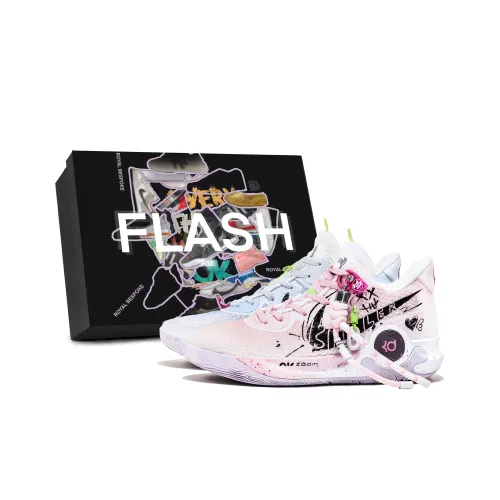 Nike KD Trey 5 IX Розовый MADNESS Collaboration Коробка включена MID Топ Винтажные баскетбольные кроссовки Унисекс