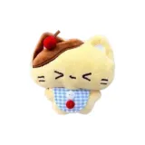 Вишня Пудинговый Котенок [Синий Пуговицы Нагрудник]