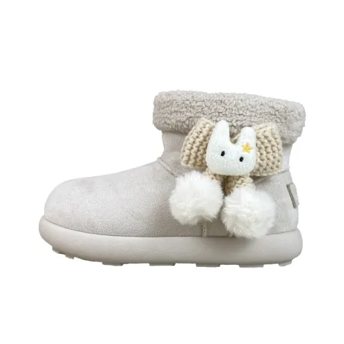 A M Сноубутсы Бархат Звезды Кролик Женские