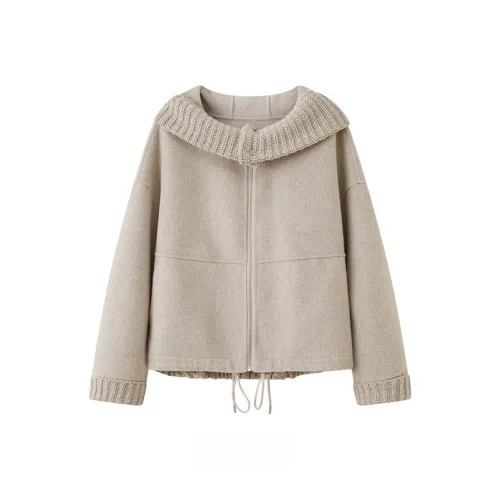 GEZITAI Цветочный абрикосовый женский пальто