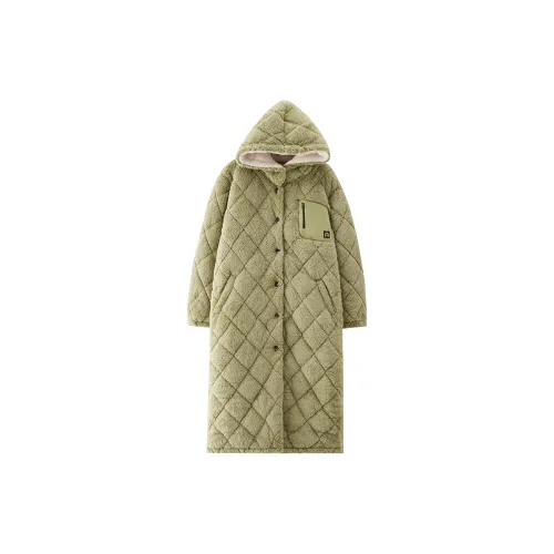 CAOBENCHUSE Зеленый Женские Банные халаты