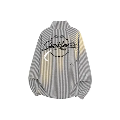 SNEIKLAU Светло-серый унисекс свитшоты