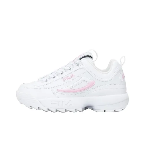 FILA DISRUPTOR II PREMIUM Повседневная обувь Женская Белая Розовая