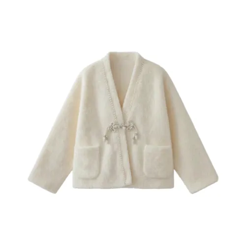 KYKW Бежевый Женский Пальто