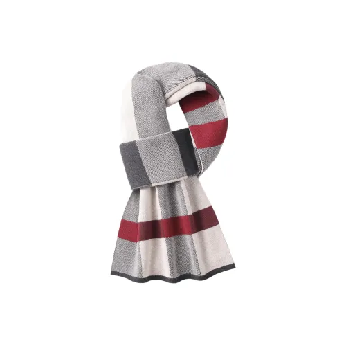 LIBO Премиум Шерсть Трикотажная Ткань Шарф Унисекс