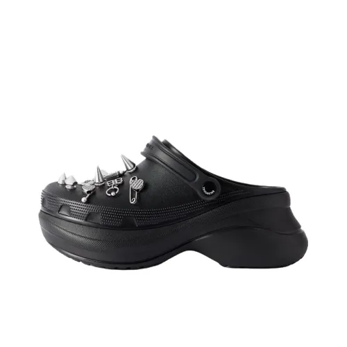 Balenciaga Crocs Коллаборация Jibbitz Сабо Женские Черный