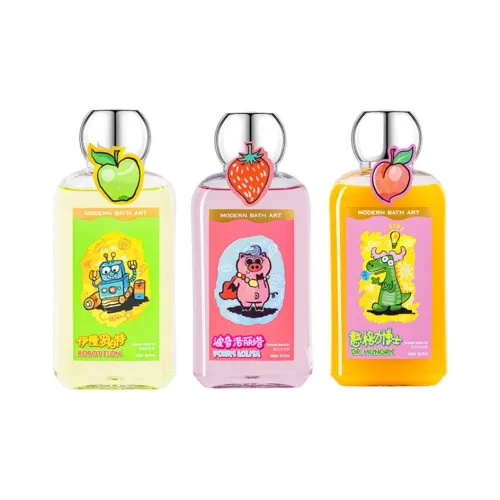 Modern Bath Art Cute Collection Гель для душа 300 мл*3 Комбинация Подарочный набор Аромат Яблоко