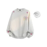 Бело-серый вереск (утолщенная флисовая подкладка)