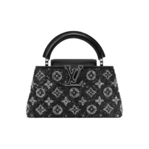 LOUIS VUITTON Capucines Внешняя сторона Аксессуары Сумка Мини Женские Черный
